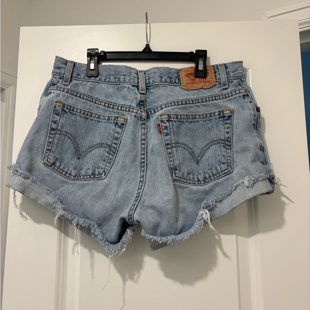 Levi's Vintage Light Blue Denim Cutoff Shorts